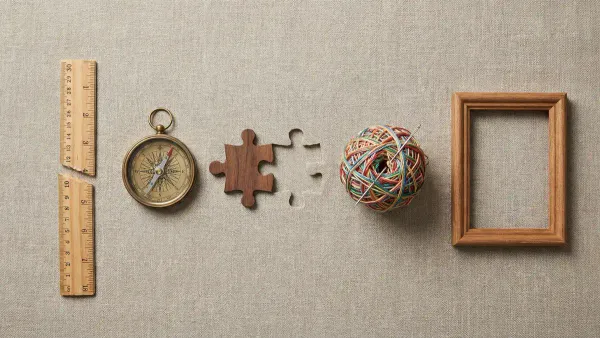 Manager reviewing performance documentation on laptop