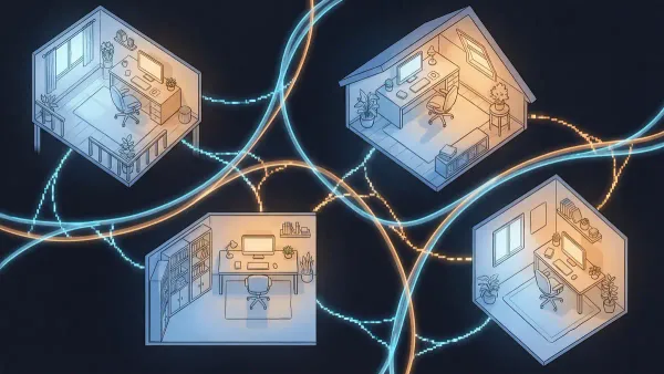 HR leader reviewing remote team performance data