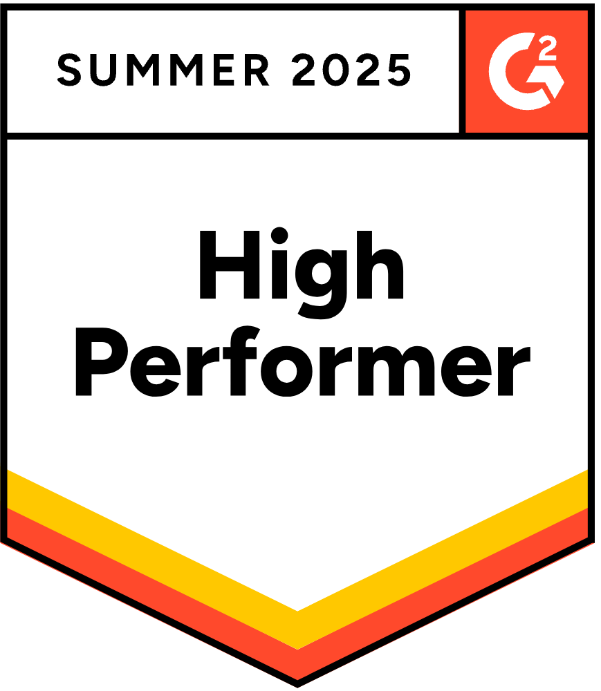 G2 High Performer - Summer 2025